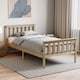 image 1 of Vida Designs Milan 3ft Single Bed Wood Frame, High Foot End, Pine, 90 x 190cm