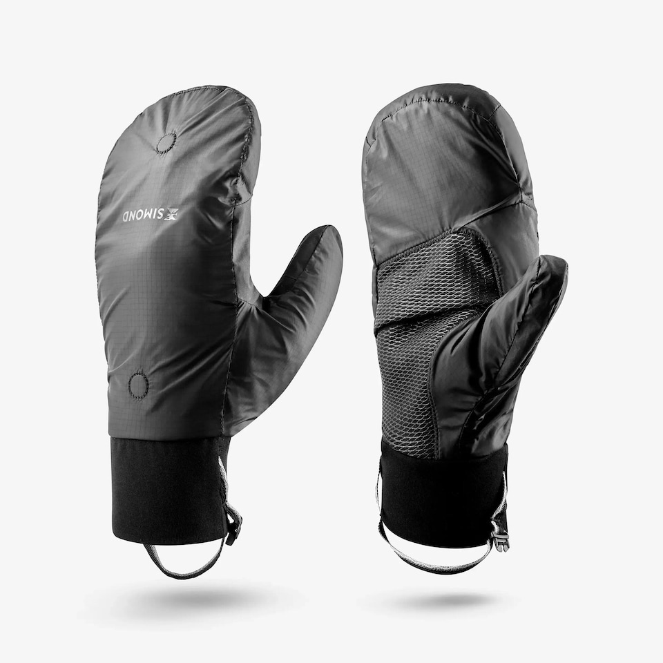 image 1 of Decathlon Warm Mittens/Fingerless Gloves MT900 - Black