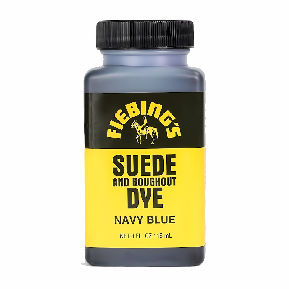 image 1 of Fiebing's Suede and Roughout Dye - Professional Suede Colour Dyes 4oz | Blue | Navy Blue
