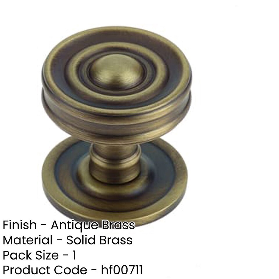 image 1 of Antique Brass Cupboard Knob for Elegant Home Decor - Kitchen Cabinet Knob