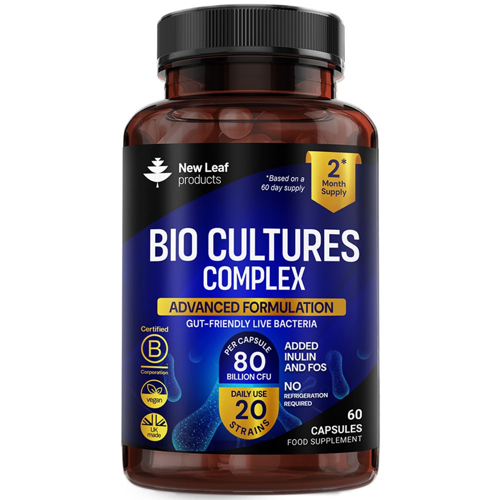Bio Cultures Complex + Inulin & FOS 80 Billion CFU