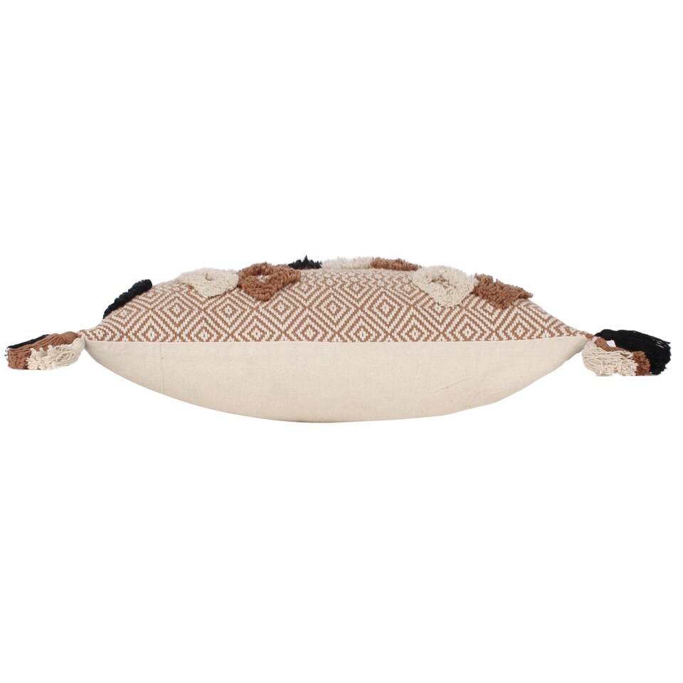 image 1 of Furn Benji Jacquard Cushion, Cinnamon, 30 x 50cm