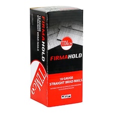 Timco - FirmaHold Collated Brad Nails - 18 Gauge - Straight - Galvanised (Size 18g x 16 - 5000 Pieces)