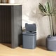 image 8 of HOMCOM 15L Sensor Bin, Automatic Touchless Kitchen Bin with Dual-Mode Opening, Easy Clean, Battery Operated for Home Office, Bedroom, Bathroom, Grey | Grey | Grey