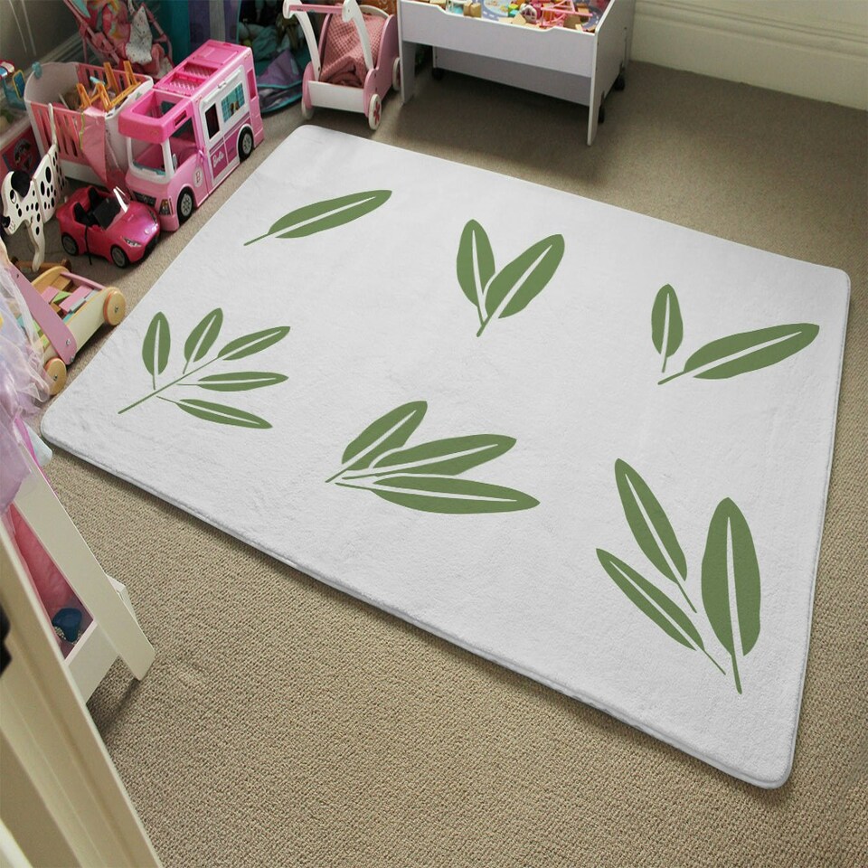 image 1 of Herbs (Rug) Green | Small: 60x110cm