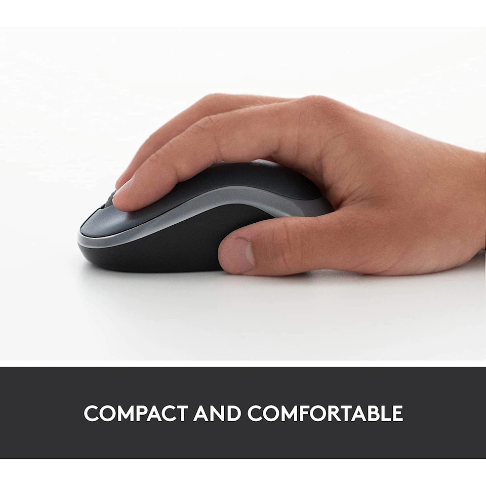image 1 of Logitech M185 Wireless Mouse Gray