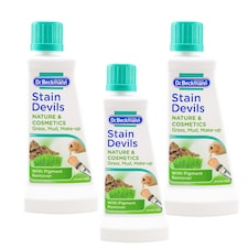 Dr Beckmann Stain Devils Cosmetics and Nature Remover 50ml Pack of 3 Makeup Lipstick Grass Mud Soil Pollen Stain Cleaner