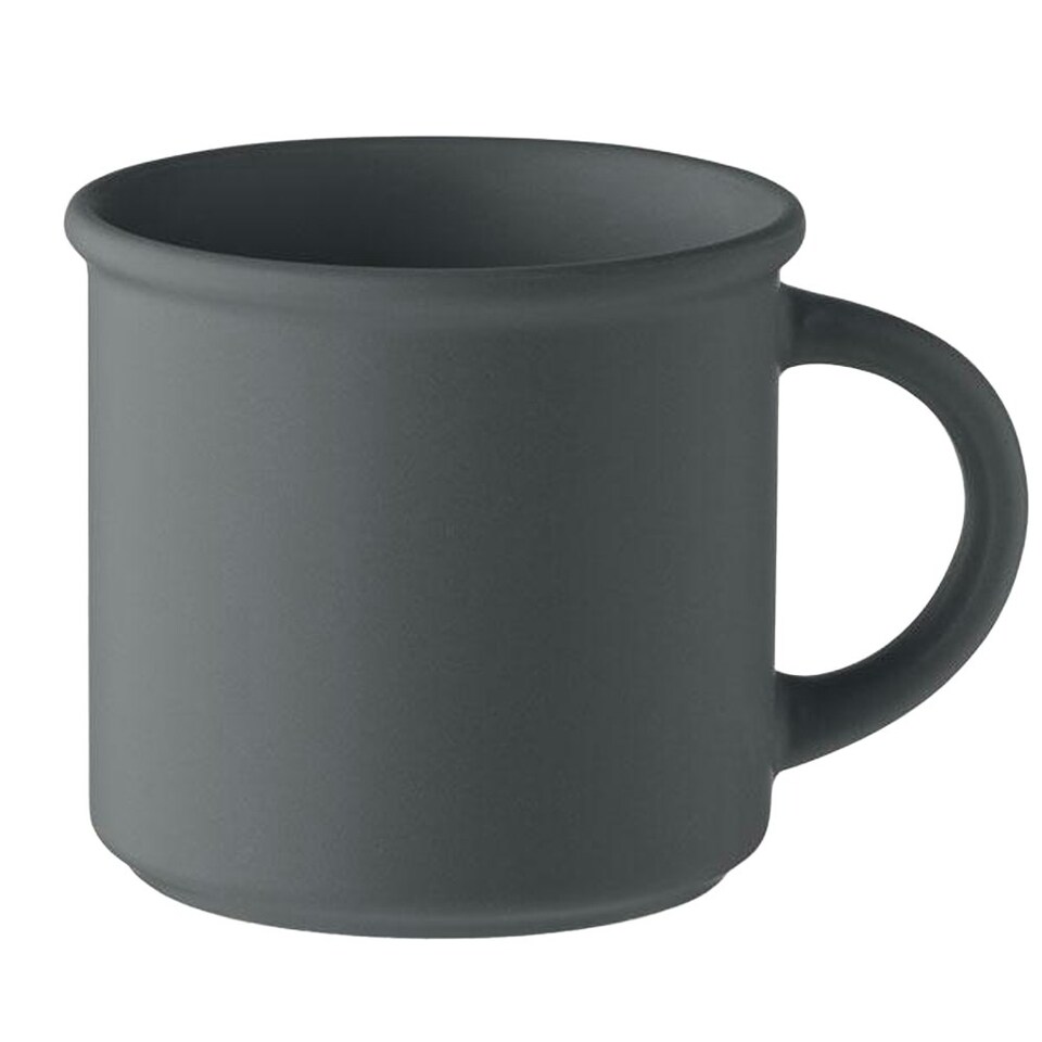 image 1 of MidOcean Cupage Matte Ceramic 300ml Mug - Stone Grey - One Size