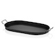 image 1 of Black Oval Serving Tray (66 x 32 cm)