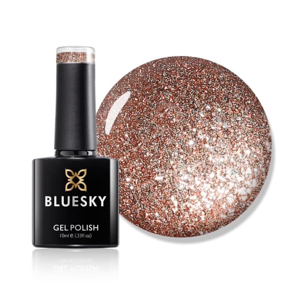 image 1 of Bluesky Brown Gel Polish - Tinsel Toast 10ml