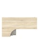 image 5 of Oslo Desk 2 Drawer in White and Oak