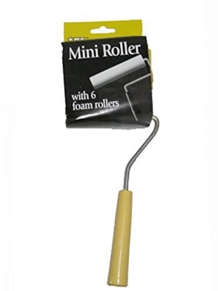 image 1 of Mini Roller & 6 Foam Rollers