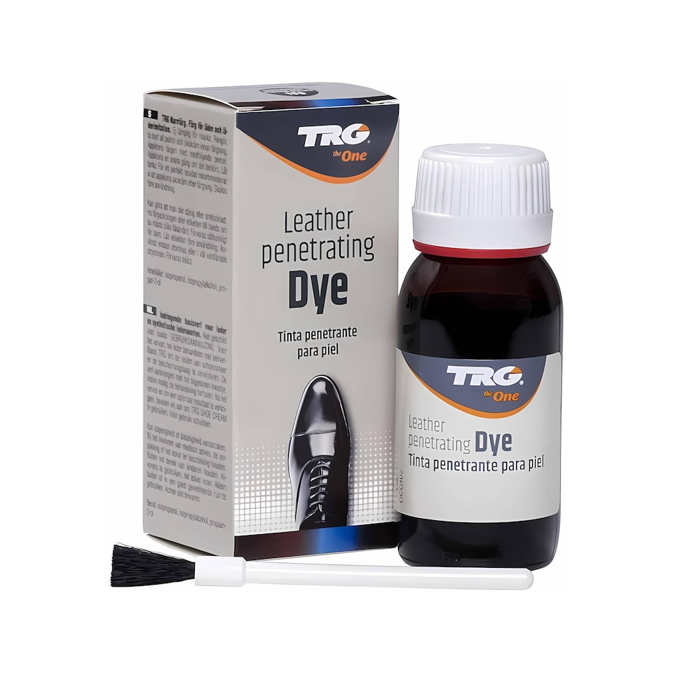 image 1 of TRG Leather Shoe Dye - Permanent Colour Restoration for Shoes and Boots 50ml | Blue | Navy Blue