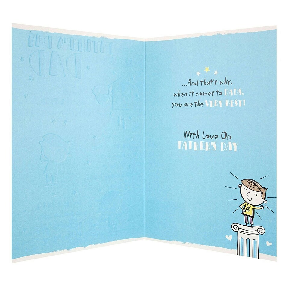image 1 of Hallmark Dad Father's Day Card 'Very Best' Medium