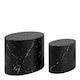 image 1 of Mice Oval Coffee Table Set in Black