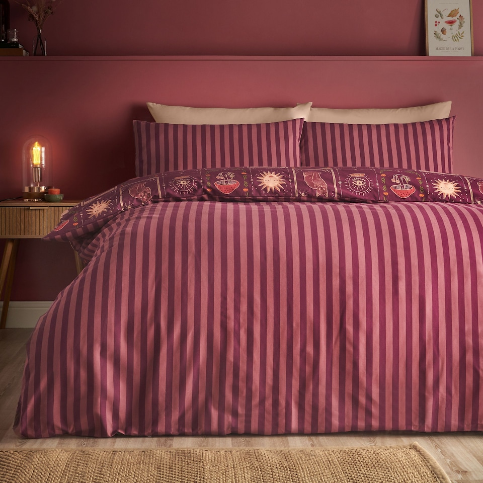 image 1 of Catherine Lansfield Enchanted Witchcraft Reversible Duvet Cover Set