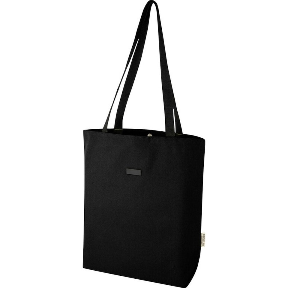 image 1 of Joey Canvas Recycled 14L Tote Bag - Solid Black - One Size | Black