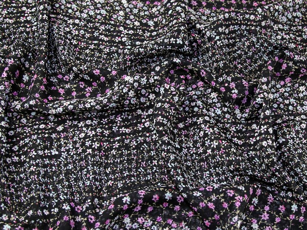 Navy Sheer Chiffon Fabric for Dressmaking, 145cm / 57" Wide - per metre
