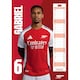 image 3 of Arsenal FC 2025 A3 Wall Calendar - Multicoloured - One Size