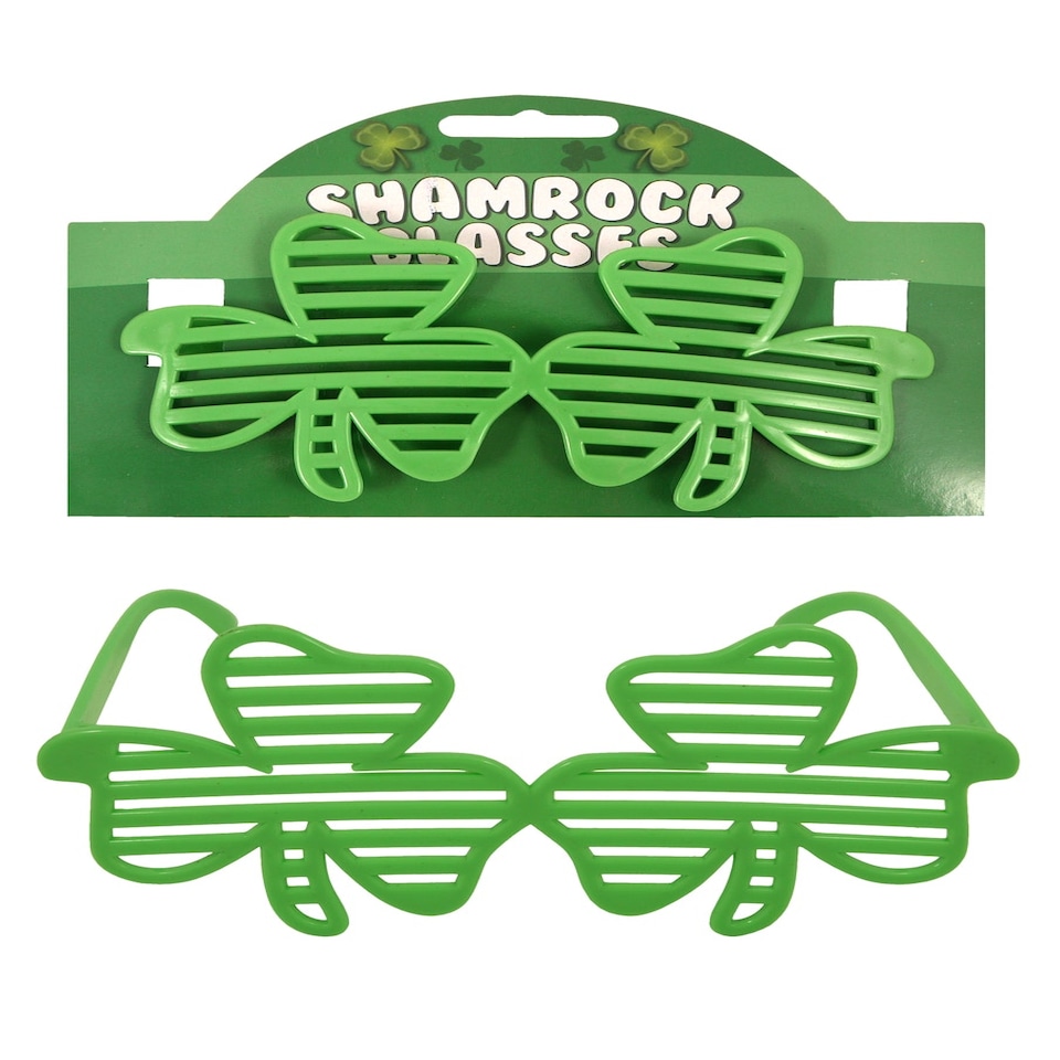 image 1 of Glasses Adult Shutter Shamrock