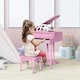 image 7 of HOMCOM 30 Keys Mini Kids Piano with Music Stand and Bench Best Gifts Toy