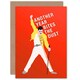 image 1 of Another Year Bites Dust Queen Mercury Inside Birthday Card