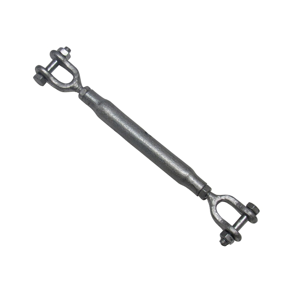Galvanised Straining Rigging Screw Jaw Jaw 6MM (Closed Body Turnbuckle Wire Rope Tensioner)