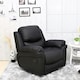 image 5 of Madison Electric Bonded Leather Automatic Recliner Home Lounge Chair (Black)