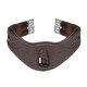 image 1 of Velociti Lusso Leather Anatomical Horse Girth - Havana - 50in