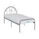image 1 of Nova 3 Feet Bed Frame - L197 x W95 x H89 cm - Silver