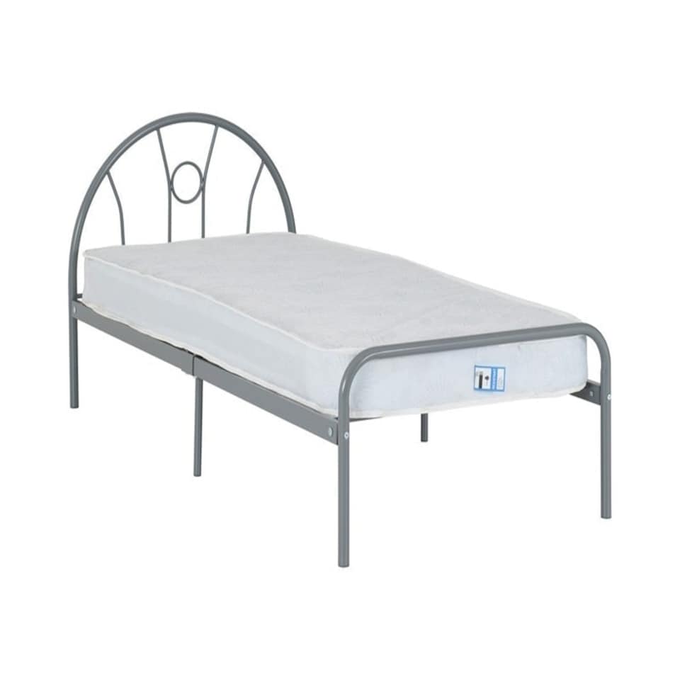 image 1 of Nova 3 Feet Bed Frame - L197 x W95 x H89 cm - Silver