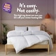 image 3 of Slumberdown Chilly Nights Duvet, 15 Tog, Super King | White