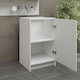 image 3 of JD Greta Kitchen Base Unit 500mm Storage Cabinet With Door Shelf 50cm - White Matt