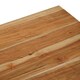 image 4 of Interiors by Premier Acacia Wood And Looped Iron Base Side Table Brown