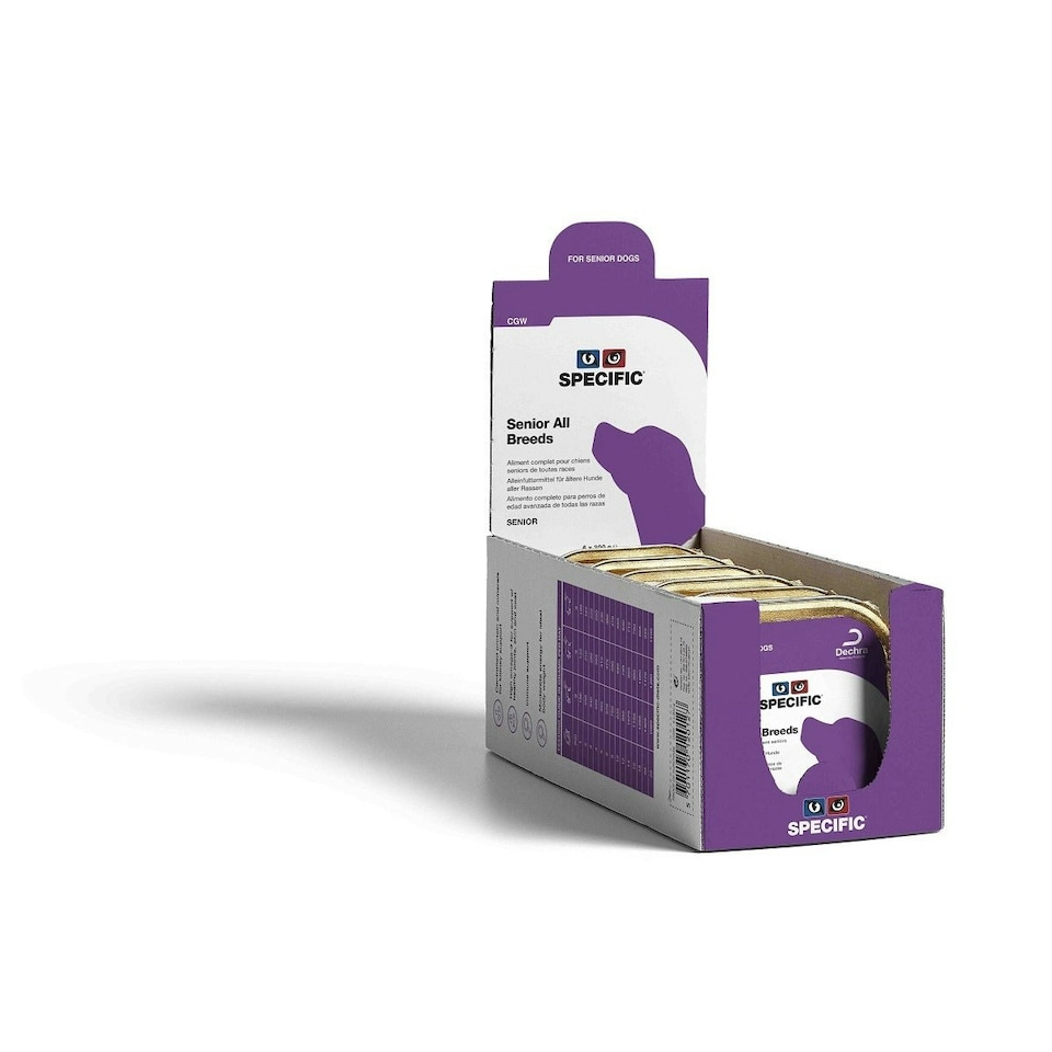 image 1 of Dechra Specific CGW Senior Dog All Breeds Wet Foil Trays 6 x 300g