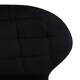 image 5 of Interiors by Premier Black Velvet Dining Chair, Luxury Dining Chair, Modern Black Velvet Dining Chair with Gold Finished Legs