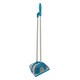 image 1 of Charles Bentley Brights Indoor Long Handled Lobby Dustpan & Brush Set - Blue