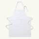 image 1 of Homescapes Plain White Cotton Apron