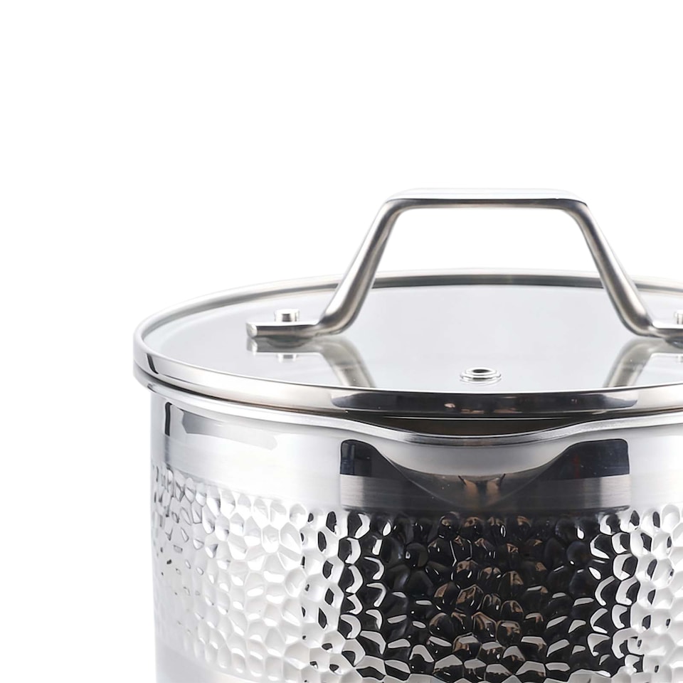 image 1 of HomeKing JadeBamboo Hammered-18CM Saucepan