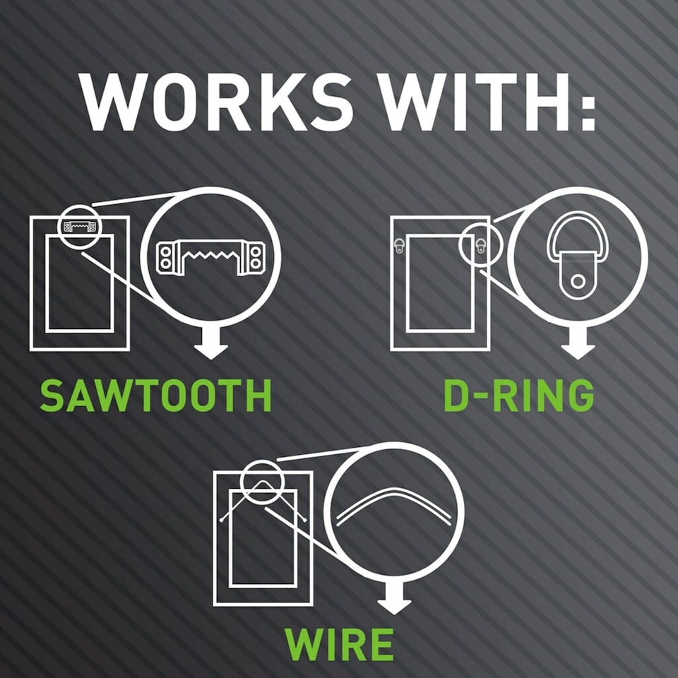 image 1 of 3M CLAW Drywall Picture Hanger 4 Pack, 7kg Capacity