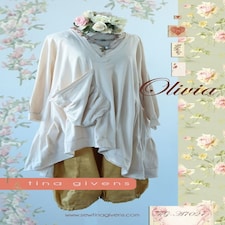Sew Tina Givens Olivia Tunic Paper Sewing Pattern – Women’s Tunic, UK Sizes XS–3XL, Intermediate