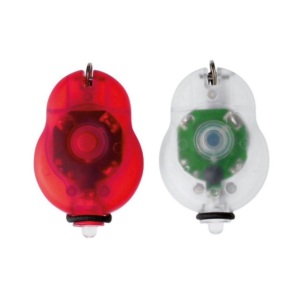 image 1 of MidOcean Bylux Polypropylene Box Bike Light (Pack of 2) - White/Red - One Size