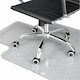 image 2 of Living and Home PVC Clear Convex Non-Slip Office Chair Desk Mat Floor Carpet Floor Protector, 0.2cm H
