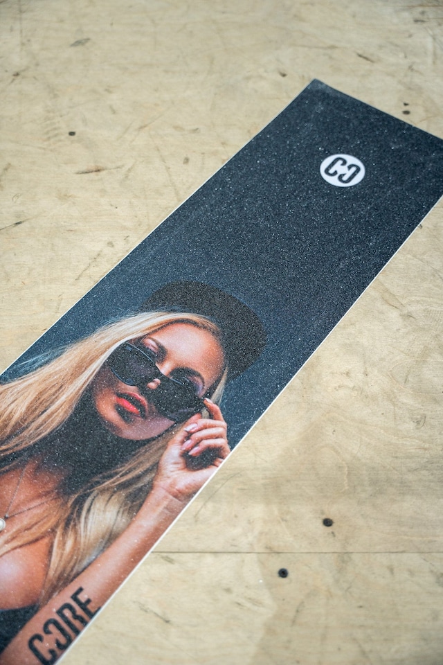 image 1 of CORE Skateboard Griptape 9x33" - Hot Girl