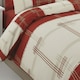 image 4 of Patchwork Duvet Cover Set Vintage Style Bedding Matching Pillowcases | Red | King