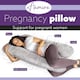 image 2 of Aamira Light Grey Pregnancy Maternity Pillow, 130x75x20cm U Shape Memory Foam | Grey | Grey | Standard | 1