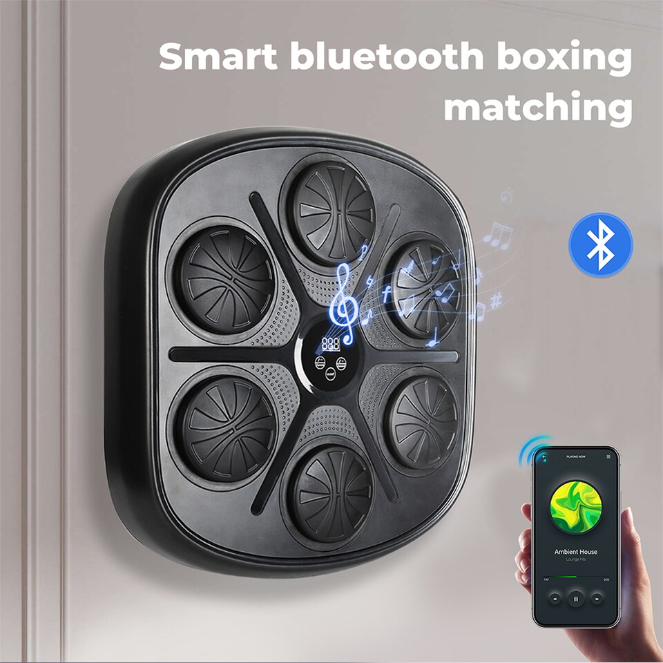 image 1 of Centra Boxing Music Machine Bluetooth Electronic 9 Punching Mode Training Pad
