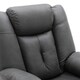 image 3 of Afton Electric Technology Fabric Auto Recliner USB Lounge Sofa Chair (Charcoal)