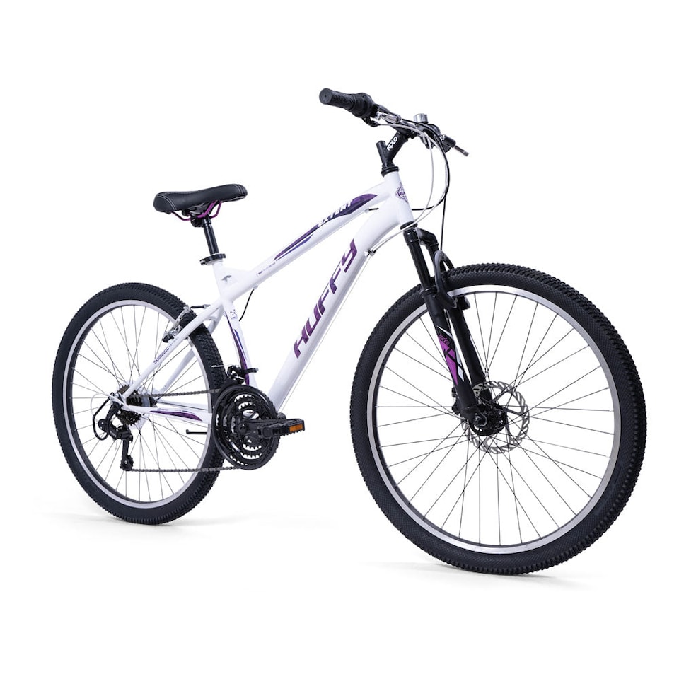 image 1 of HUFFY Extent 26-inch 18-Speed Gloss White Hardtail Mountain Bike (66350W)