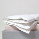 image 2 of Homescapes 4.5 Tog Duvet Luxury White Goose Down for Summer Lightweight, Double | White | Double